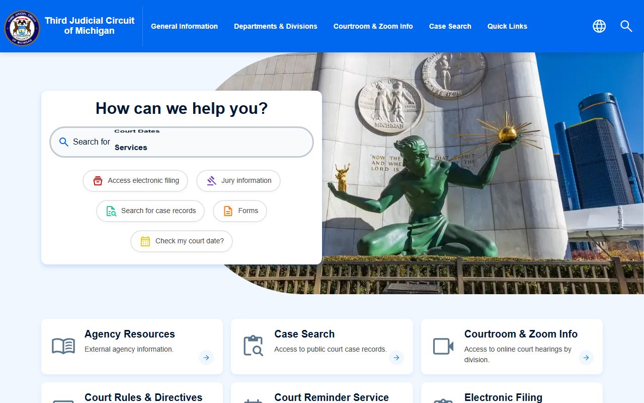 Third Judicial Circuit Court Wayne County people search