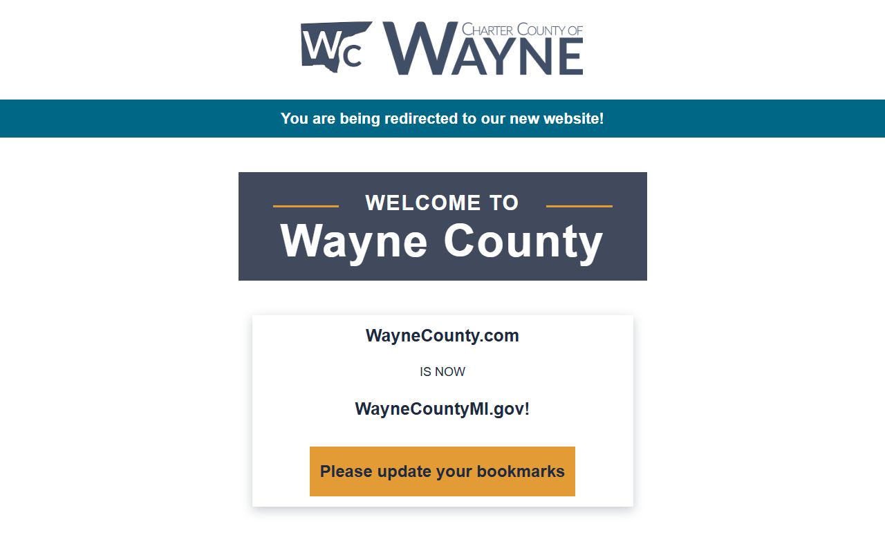 Wayne County Clerk office people search portal